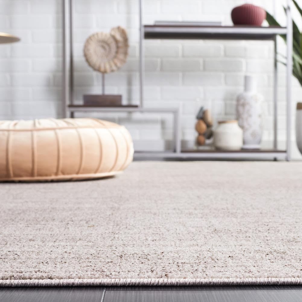 image:imageSAFAVIEH Washable Rug Dune Collection 53 x 76 Grey amp Grey Slip Resistant amp Easy to Clean Ideal for Living Room Bedroom Home Office Dining Space DUN420FGrey