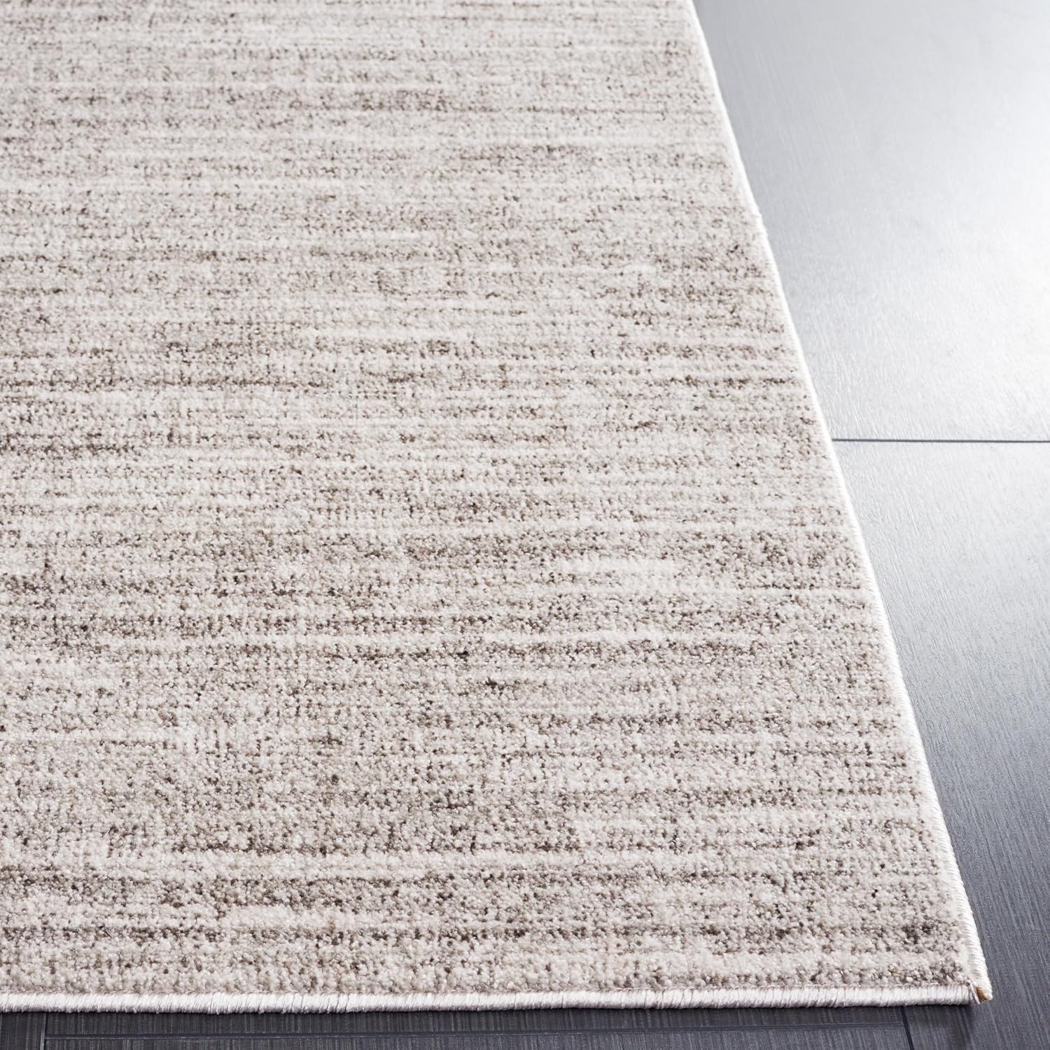 image:imageSAFAVIEH Washable Rug Dune Collection 53 x 76 Grey amp Grey Slip Resistant amp Easy to Clean Ideal for Living Room Bedroom Home Office Dining Space DUN420FGrey