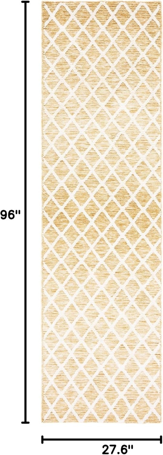 image:imageSAFAVIEH Washable Rug Easy Care Collection 5 x 8 Gold amp Ivory Easy to Clean Ideal for Living Room Bedroom Dining Space ECR113DGoldIvory