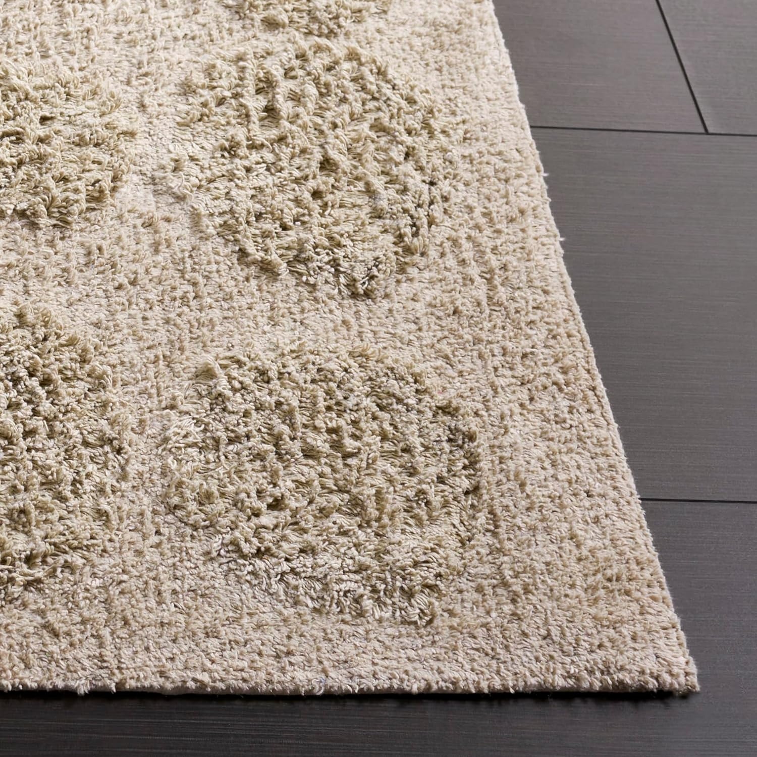 image:imageSAFAVIEH Washable Rug Faux Hide Collection 5 x 8 Grey amp Dark Grey Slip Resistant Modern Printed Pattern Ideal for Living Room Bedroom Home Office Dining Space FAH550GGreyDark Grey
