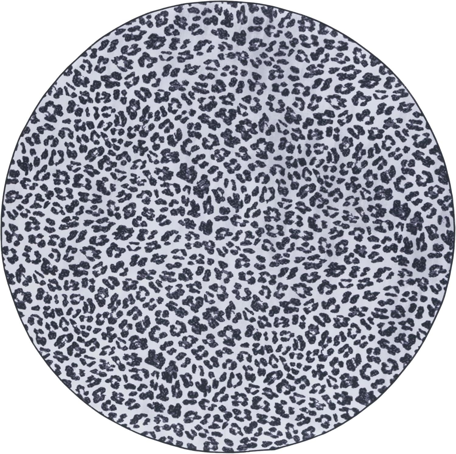 image:imageSAFAVIEH Washable Rug Faux Hide Collection 5 x 8 Ivory amp Black Slip Resistant Printed Leopard Pattern Ideal for Living Room Bedroom Home Office Dining Space FAH505AIvoryBlack