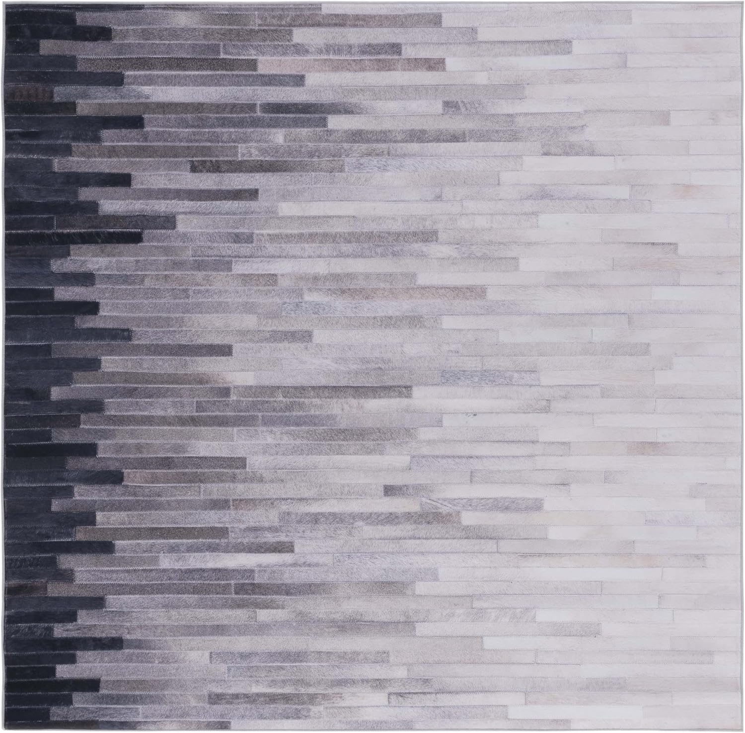 image:imageSAFAVIEH Washable Rug Faux Hide Collection 5 x 8 Ivory amp Grey Slip Resistant Modern Printed Pattern Ideal for Living Room Bedroom Home Office Dining Space FAH514AIvoryGrey
