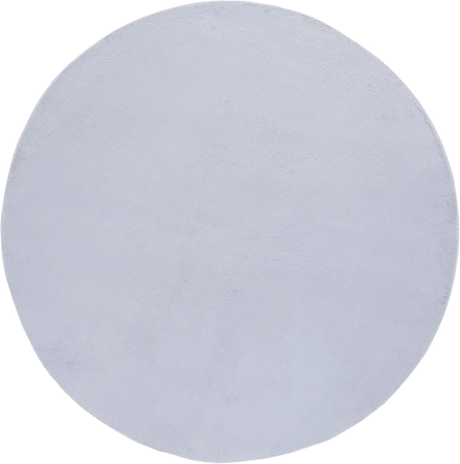 image:imageSAFAVIEH Washable Rug Faux Rabbit Fur Shag Collection 5 x 7 Beige Slip Resistant amp Easy Cleaning Ideal for Living Room Bedroom Kids Playroom Nursery Dining Space FRF500BLight Grey