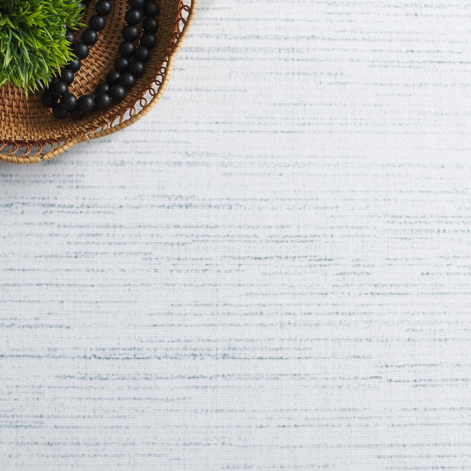 image:imageSAFAVIEH Washable Rug Malibu Collection 5 x 8 Ivory amp Grey Slip Resistant amp Easy Cleaning Ideal for Living Room Bedroom Home Office Nursery Kids Playroom Dining Space MBU823AIvoryGrey