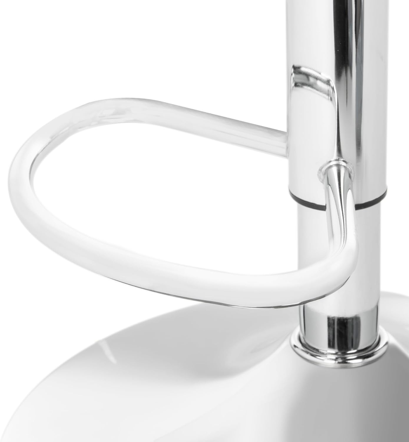 image:imageSafavieh Couture Zayna Glam Light Grey Velvet 26835 Adjustable Bar Stool Barstool GrayLight Pink