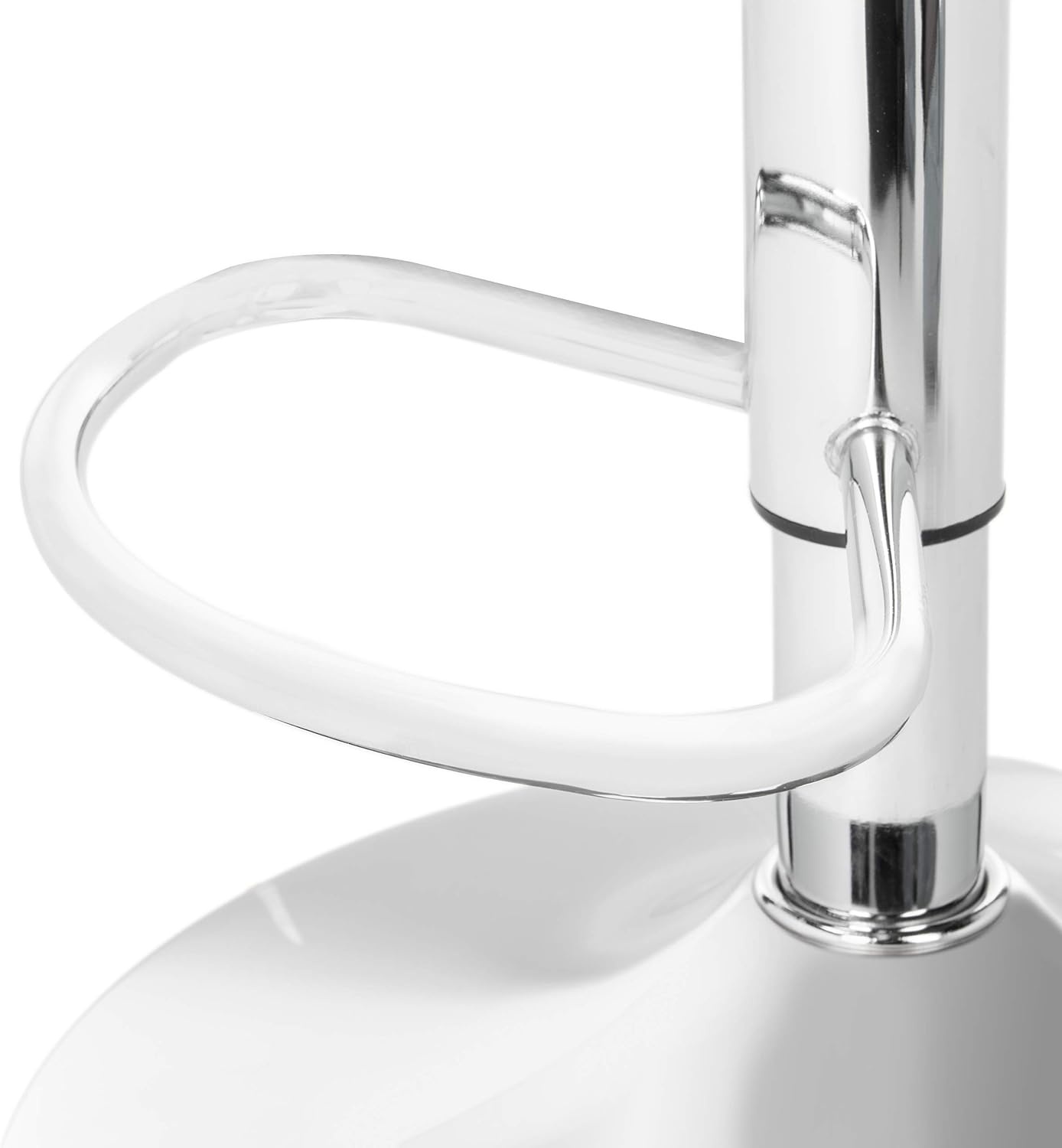 image:imageSafavieh Couture Zayna Glam Light Grey Velvet 26835 Adjustable Bar Stool Barstool GrayLight Pink