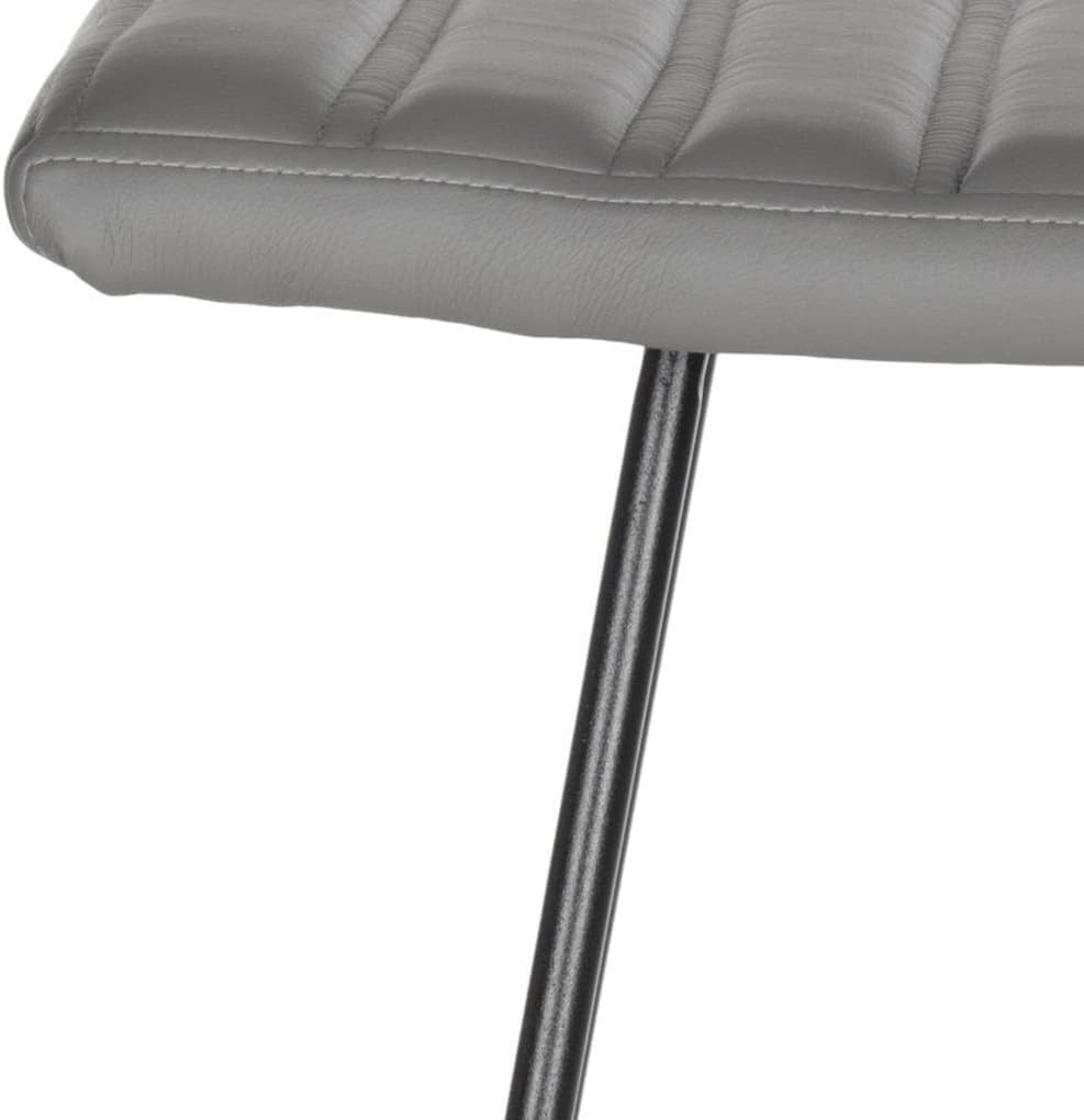 image:imageSafavieh Home Collection Akito MidCentury Modern White 30inch Bar StoolGrey