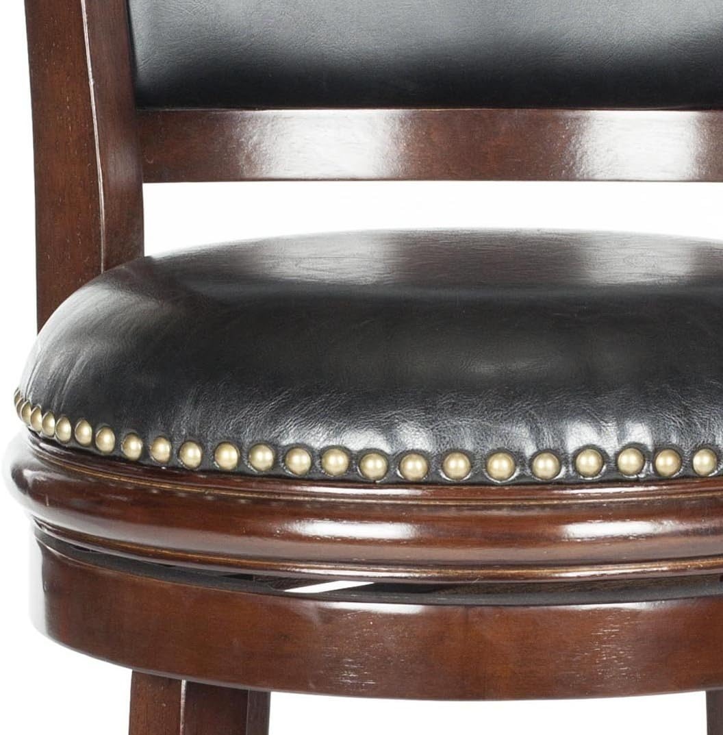 image:imageSafavieh Home Collection Brockway Cappuccino 29inch Bar Stool
