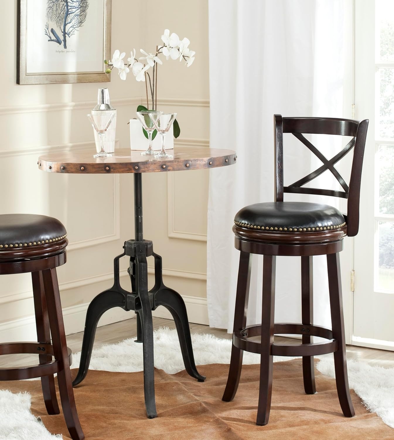 image:imageSafavieh Home Collection Butler Cappuccino 29inch Bar Stool
