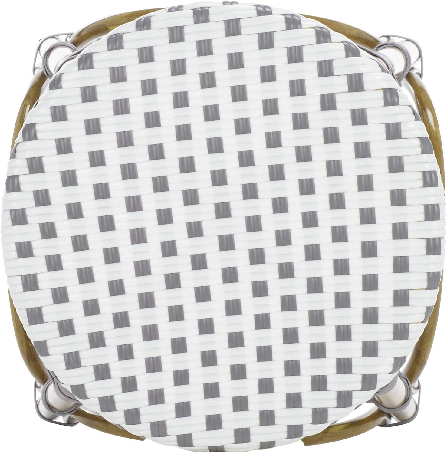 image:imageSafavieh Home Collection Kipnuk BlueampWhite Indoor Outdoor BarstoolGrey White