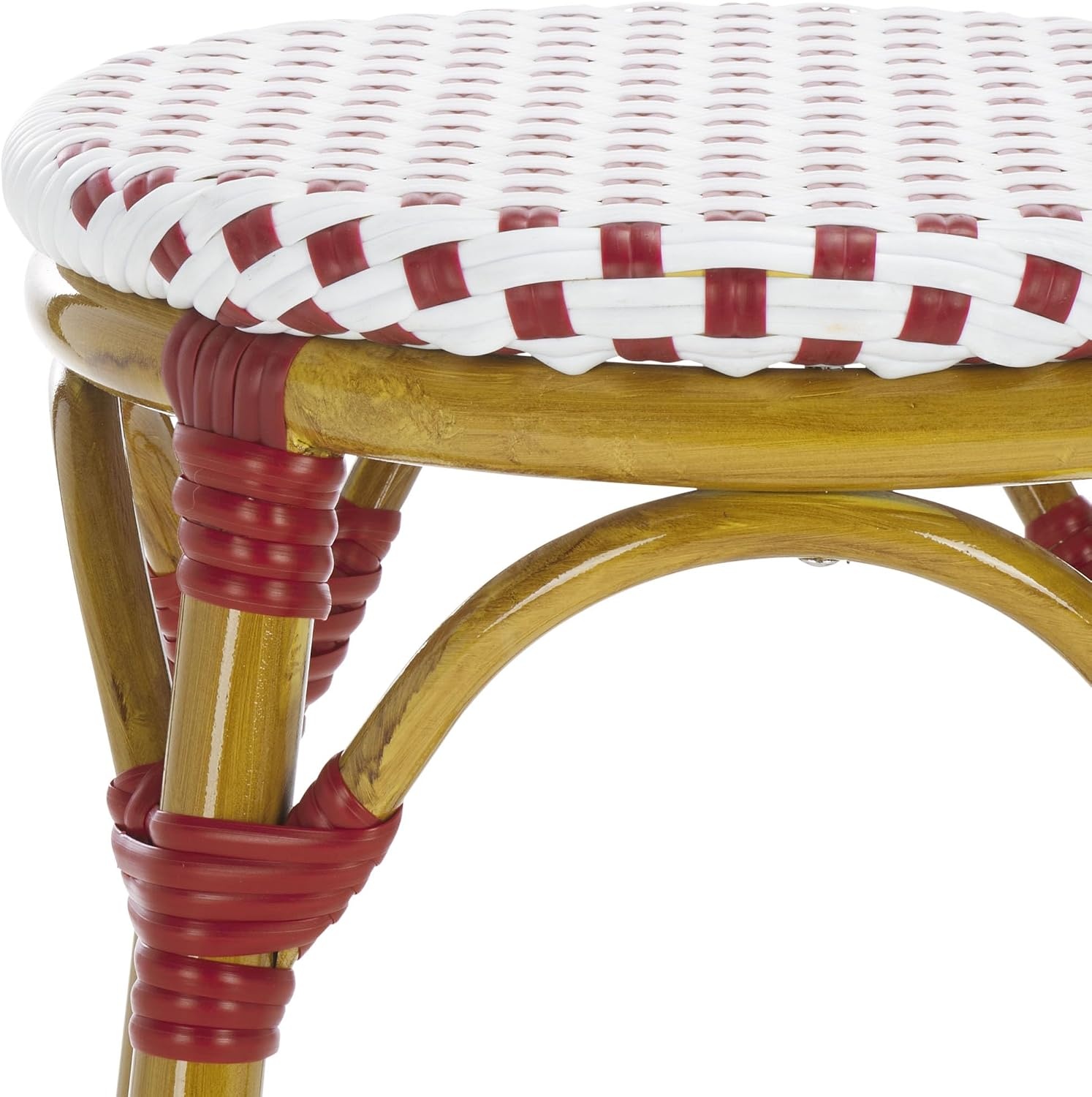 image:imageSafavieh Home Collection Kipnuk BlueampWhite Indoor Outdoor BarstoolRed White