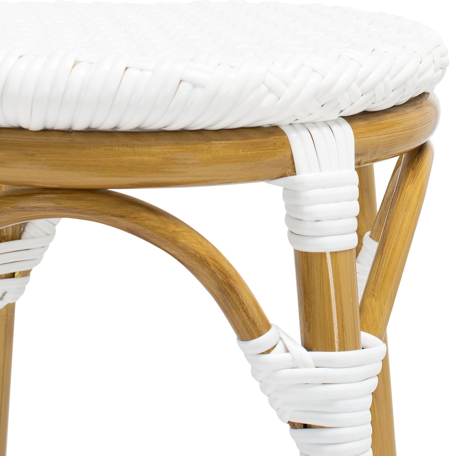 image:imageSafavieh Home Collection Kipnuk BlueampWhite Indoor Outdoor BarstoolWhite