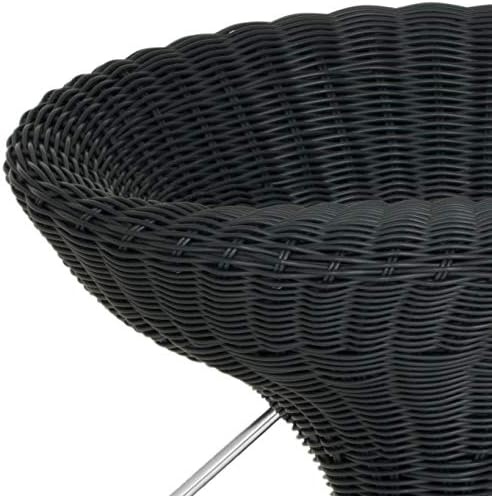 image:imageSafavieh Home Collection Monicka Wicker Black Adjustable Swivel Gas Lift 232317inch Bar Stoolblack