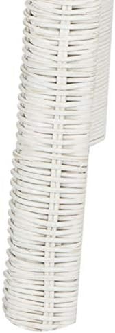 image:imageSafavieh Home Collection Percy White Rattan 30inch Bar Stool