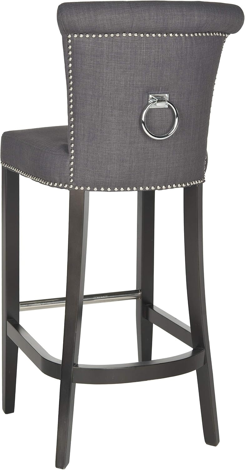 image:imageSafavieh Hudson Collection Addo Ring Charcoal and Espresso 297inch Bar StoolCharcoal