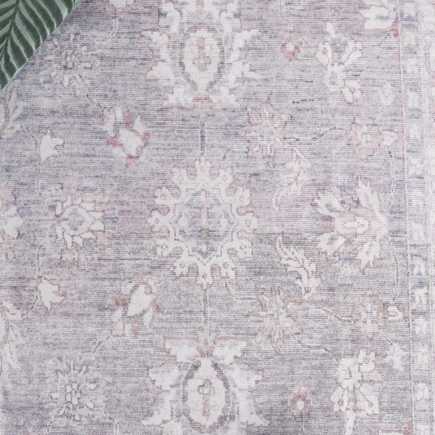 image:imageSafavieh Washable Rug Arizona Collection 8 x 10 Grey amp Ivory Slip Resistant amp Easy to Clean Ideal for Living Room Bedroom Home Office Dining Space ARZ197FGreyIvory