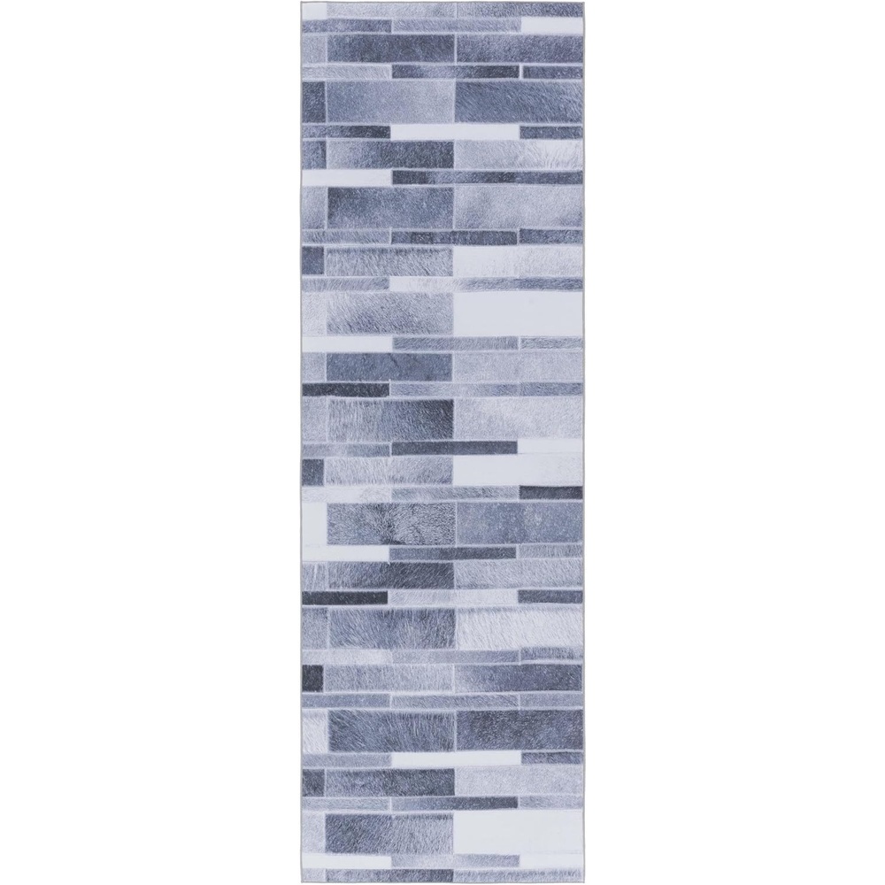 image:imageSAFAVIEH Washable Rug Faux Hide Collection 5 x 8 Grey amp Ivory Slip Resistant Modern Printed Pattern Ideal for Living Room Bedroom Home Office Dining Space FAH513FGreyIvory