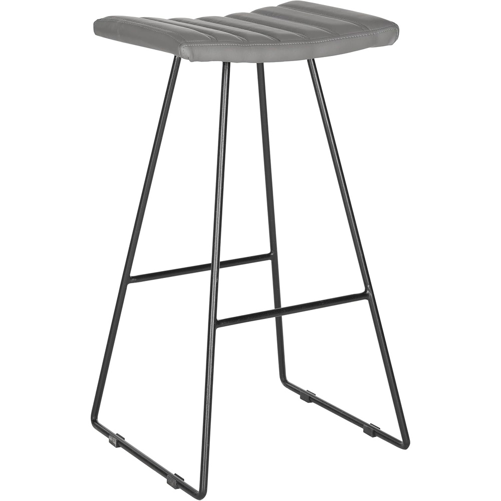 image:imageSafavieh Home Collection Akito MidCentury Modern White 30inch Bar StoolGrey