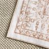 Martha Stewart x SAFAVIEH Machine Washable Area Rug Collection – 5′ x 7′, Beige & Gold, Slip Resistant & Easy Cleaning, Ideal for Ideal for Living Room, Bedroom, Dining Space (MSRW127B)(Beige/Gold)