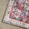 Martha Stewart x SAFAVIEH Machine Washable Area Rug Collection – 5′ x 7′, Red & Blue, Slip Resistant & Easy Cleaning, Ideal for Ideal for Living Room, Bedroom, Dining Space (MSRW148M)(Red/Blue)