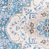 Martha Stewart x SAFAVIEH Machine Washable Area Rug Collection – 5′ x 7′, Turquoise & Beige, Slip Resistant & Easy Cleaning, Ideal for Ideal for Living Room, Bedroom, Dining Space (MSRW136K)(Turquoise/Beige)