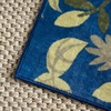Martha Stewart x SAFAVIEH Machine Washable Area Rug Collection – 5′ x 8′, Navy & Gold, Slip Resistant & Easy Cleaning, Ideal for Ideal for Living Room, Bedroom, Dining Space (MSRW192N)(Navy/Gold)