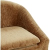 SAFAVIEH Couture Collection – Kagan Taupe Chenille 31 Inch Bar Stool, Upholstered Bar-Height Seating with Curved Back, Fully Assembled (SFV4858D)(Amber)