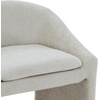 SAFAVIEH Couture Collection – Kagan Taupe Chenille 31 Inch Bar Stool, Upholstered Bar-Height Seating with Curved Back, Fully Assembled (SFV4858D)(Creme)