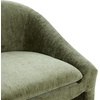 SAFAVIEH Couture Collection – Kagan Taupe Chenille 31 Inch Bar Stool, Upholstered Bar-Height Seating with Curved Back, Fully Assembled (SFV4858D)(Olive Green)