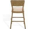 SAFAVIEH Couture Collection – Rosemarie Woven Seagrass Counter Stool, 25-Inch Seat Height, Cushioned Counter-Height Bar Stool for Kitchen Island, Coastal Natural Style (CWK2035A)(Natural/Beige)