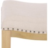 SAFAVIEH Furniture – Amabi 30-Inch Bar Stool – Cream Linen & Natural Brown Legs – Solid Wood – Ideal for Kitchen, Dining Room (BST5602A)(Cream/Natural)