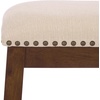 SAFAVIEH Home Collection Aero White 25-inch Counter Stool (Set of 2)(Creme/Brown)