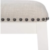 SAFAVIEH Home Collection Aero White 25-inch Counter Stool (Set of 2)(Grey/White)