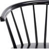 SAFAVIEH Home Collection Blanchard Farmhouse Natural/White Solid Wood Windsor Spindle 29-inch Seat Height Bar Stool Set of 2(Black)