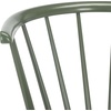 SAFAVIEH Home Collection Blanchard Farmhouse Natural/White Solid Wood Windsor Spindle 29-inch Seat Height Bar Stool Set of 2(Dusty Green)