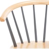 SAFAVIEH Home Collection Blanchard Farmhouse Natural/White Solid Wood Windsor Spindle 29-inch Seat Height Bar Stool Set of 2(Natural/Grey)