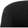 SAFAVIEH Home Collection Lahela Modern Cream Barrel Back Accent Chair (Fully Assembled)(Black)