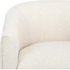 SAFAVIEH Home Collection Lahela Modern Cream Barrel Back Accent Chair (Fully Assembled)(Cream)