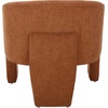 SAFAVIEH Home Collection Lahela Modern Cream Barrel Back Accent Chair (Fully Assembled)(Terracotta)
