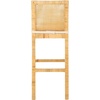 SAFAVIEH Home Collection Tojo Natural Cane/White Solid Wood 30-inch Bar Stool with Cushion (Fully Assembled)