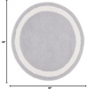 SAFAVIEH Vermont Collection 6′ Round Grey/Ivory VRM477F Handmade Machine Washable Premium New Zealand Wool Entryway Foyer Living Room Bedroom Kitchen Area Rug(Grey/Ivory)