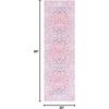SAFAVIEH Washable Rug Arizona Collection – 5′ x 8′, Beige & Pink, Slip Resistant & Easy to Clean, Ideal for Living Room, Bedroom, Home Office, Dining Space (ARZ315B)(Beige/Pink)