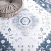 SAFAVIEH Washable Rug Arizona Collection – 5′ x 8′, Grey Green & Ivory, Slip Resistant & Easy to Clean, Ideal for Living Room, Bedroom, Home Office, Dining Space (ARZ107F)(Grey Green/Ivory)