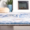 SAFAVIEH Washable Rug Arizona Collection – 5′ x 8′, Grey Green & Ivory, Slip Resistant & Easy to Clean, Ideal for Living Room, Bedroom, Home Office, Dining Space (ARZ107F)(Navy/Ivory)