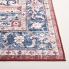 SAFAVIEH Washable Rug Arizona Collection – 8′ x 10′, Blue & Beige, Slip Resistant & Easy to Clean, Ideal for Living Room, Bedroom, Home Office, Dining Space (ARZ523M)(Brown/Blue)