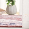 SAFAVIEH Washable Rug Arizona Collection – 8′ x 10′, Blue & Beige, Slip Resistant & Easy to Clean, Ideal for Living Room, Bedroom, Home Office, Dining Space (ARZ523M)(Brown/Blue)