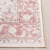 SAFAVIEH Washable Rug Arizona Collection – 8′ x 10′, Blue & Beige, Slip Resistant & Easy to Clean, Ideal for Living Room, Bedroom, Home Office, Dining Space (ARZ523M)(Rust/Beige)