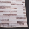 SAFAVIEH Washable Rug Faux Hide Collection – 5′ x 8′, Beige & Brown, Slip Resistant, Western Rustic Decor, Printed Pattern, Ideal for Living Room, Bedroom, Home Office, Dining Space (FAH500B)(Beige/Brown)