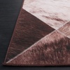 SAFAVIEH Washable Rug Faux Hide Collection – 5′ x 8′, Light Brown & Brown, Slip Resistant, Western Rustic Decor, Printed Pattern, Ideal for Living Room, Bedroom, Home Office, Dining Space (FAH535S)(Light Brown/Brown)