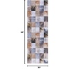 SAFAVIEH Washable Rug Faux Hide Collection – 5′ x 8′, Light Grey & Grey, Slip Resistant, Western Rustic Decor, Printed Pattern, Ideal for Living Room, Bedroom, Home Office, Dining Space (FAH519F)(Beige/Brown)